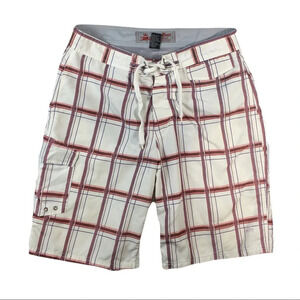 SH529 Mens WEARFIRST Vintage lined Military Cargo Swim Trunks 34 (L)